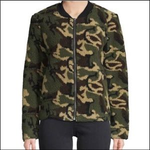 Sanctuary Teddy bear bomber jacket